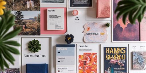 Moodboard stratégique pour une marque de mode.